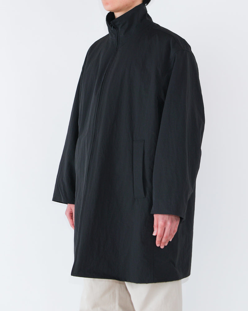 Zip Coat With Stand Collar
