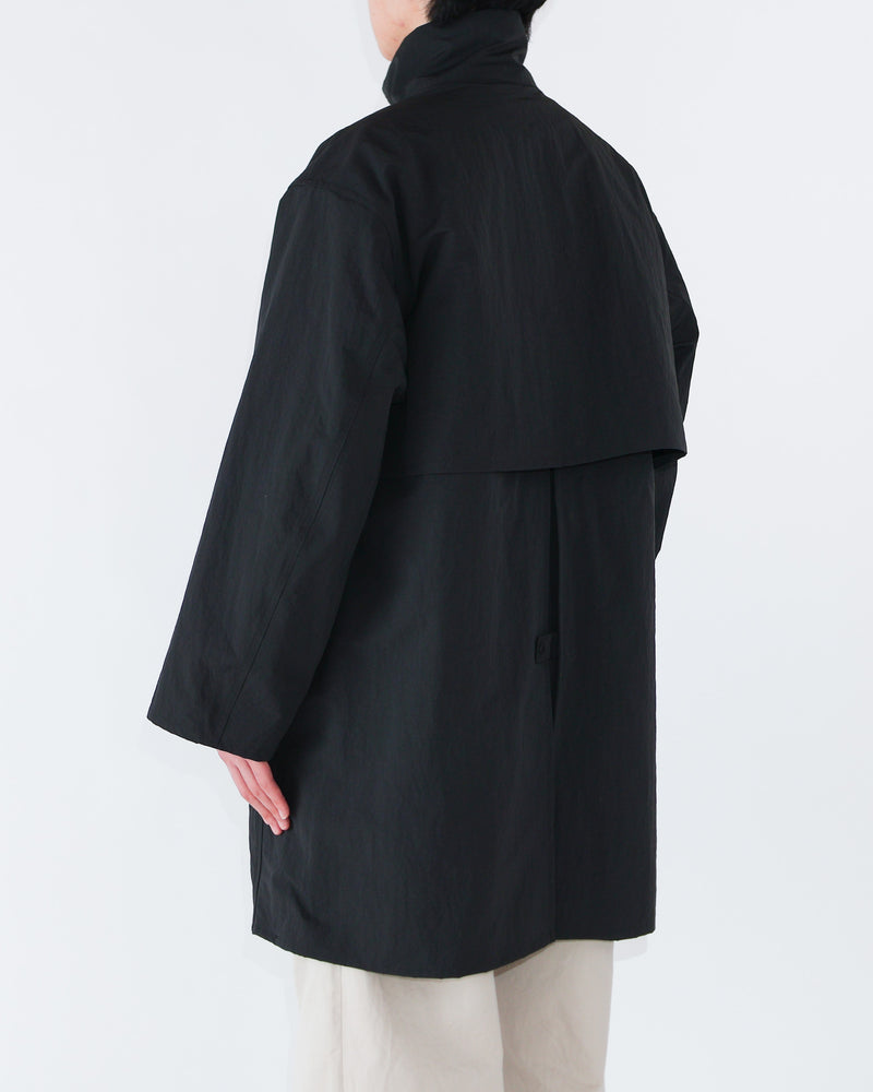 Zip Coat With Stand Collar