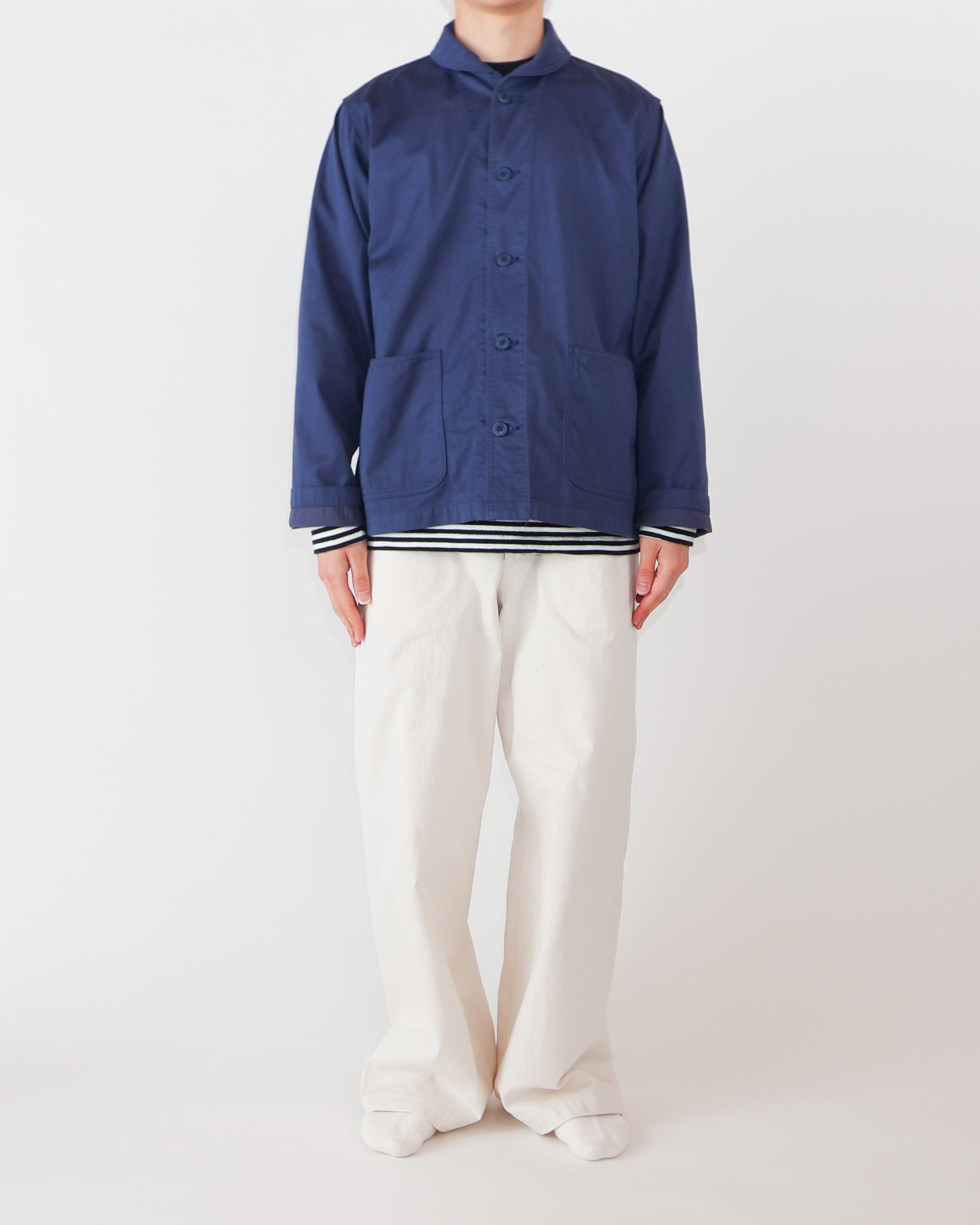 ジャケット・アウター YAECA melton wool coverall jacket USN Coverall Jacket – YAECAYA