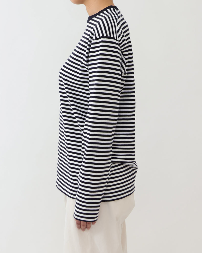 Slub Yarn Long-Sleeve T-shirt