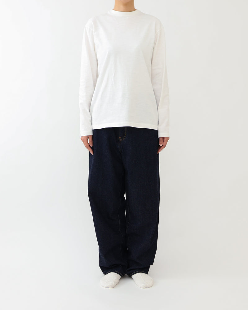 Slub Yarn Long-Sleeve T-shirt