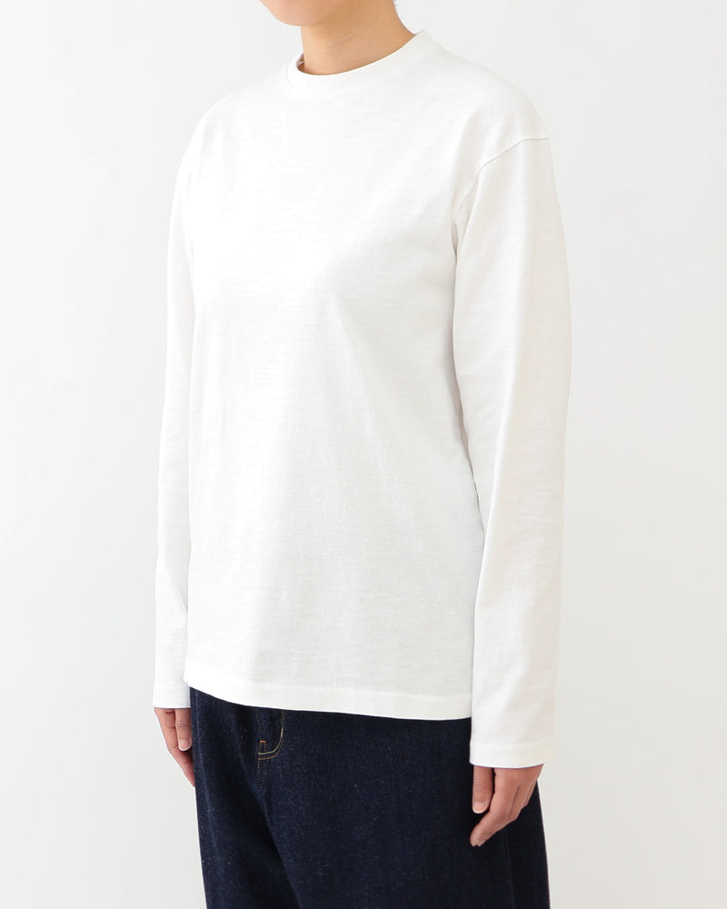 Slub Yarn Long-Sleeve T-shirt