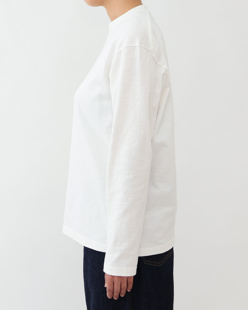 Slub Yarn Long-Sleeve T-shirt