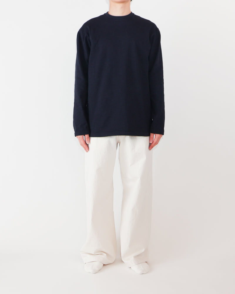 Slub Yarn Long-Sleeve T-shirt