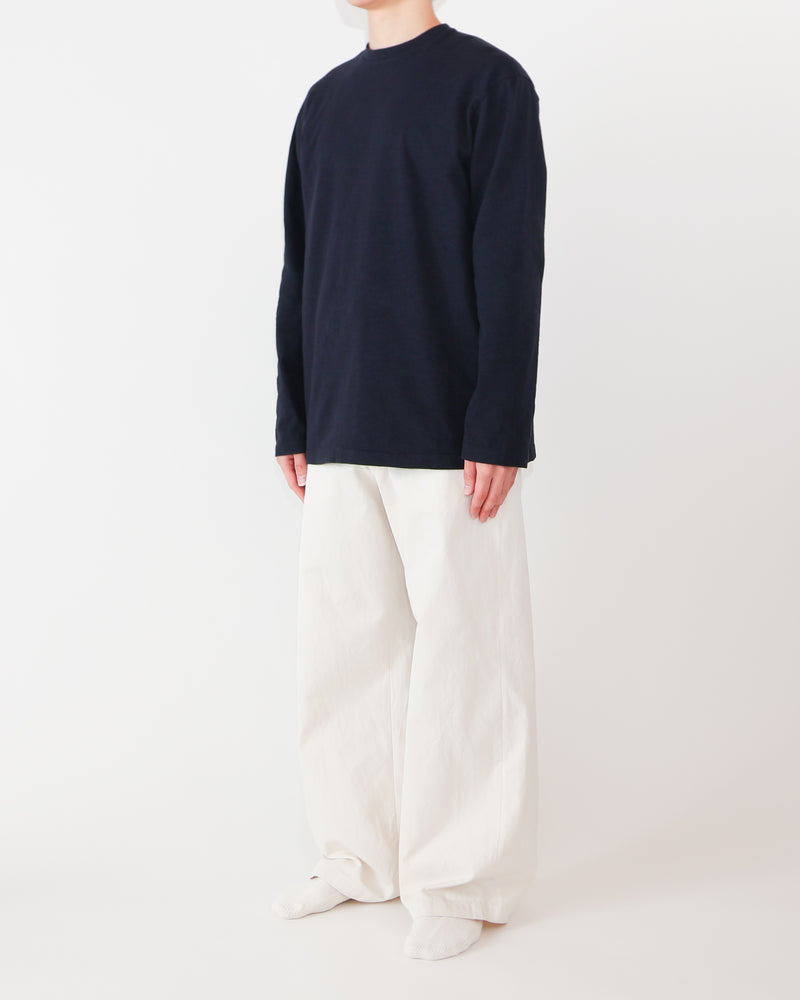 Slub Yarn Long-Sleeve T-shirt