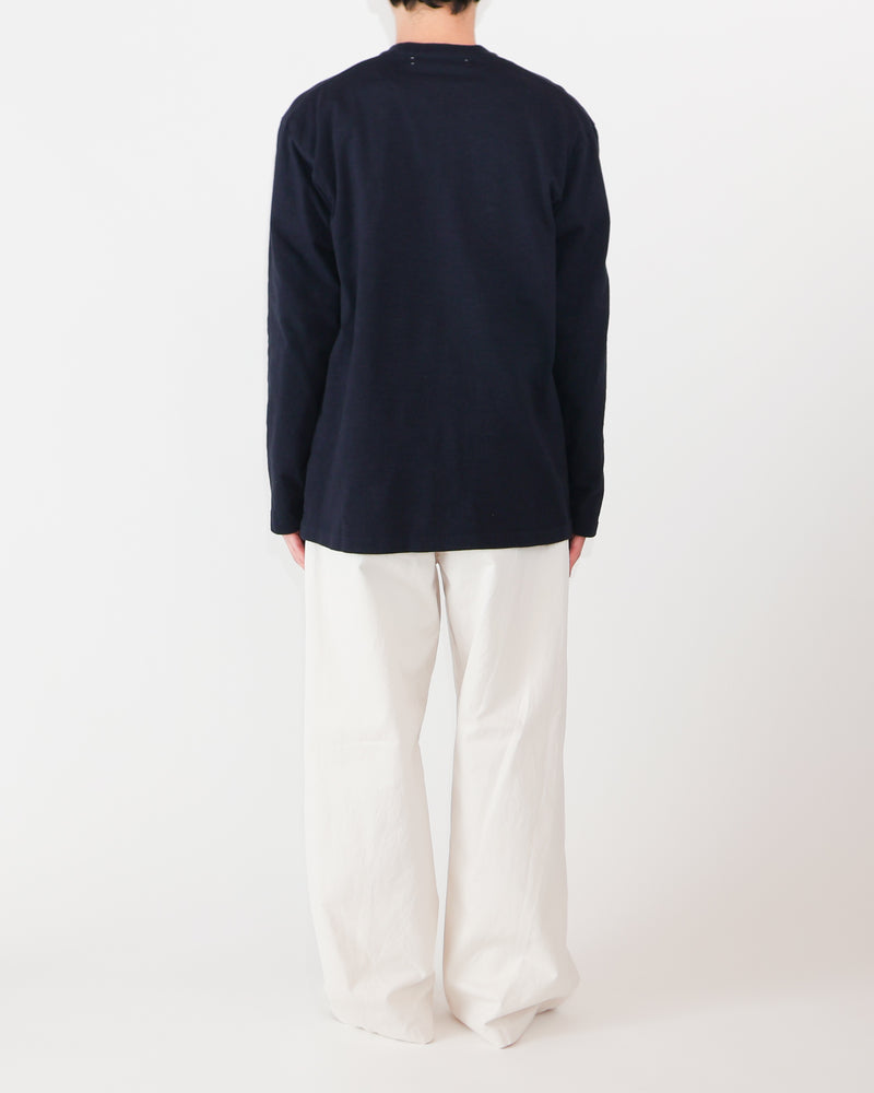 Slub Yarn Long-Sleeve T-shirt