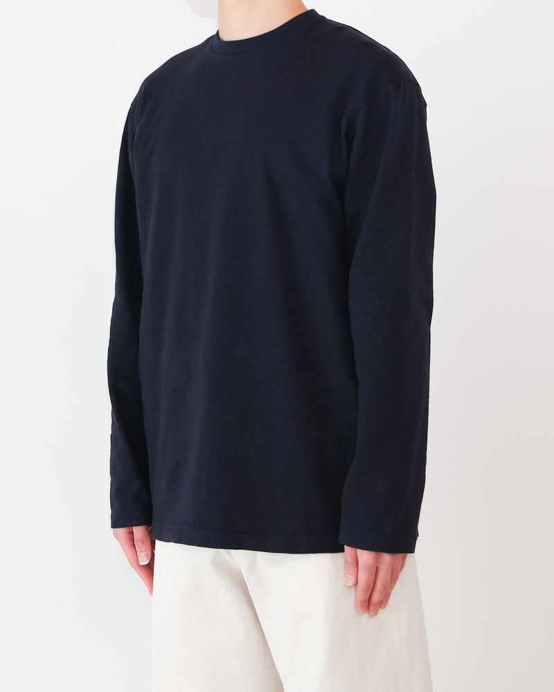 Slub Yarn Long-Sleeve T-shirt