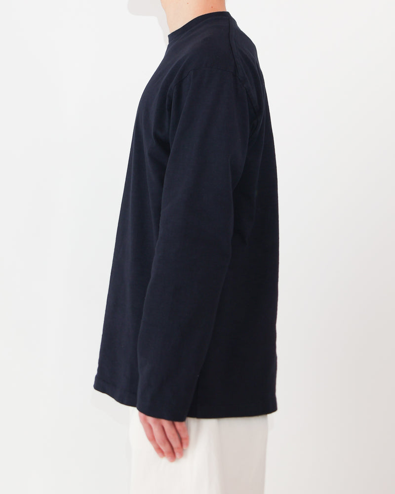 Slub Yarn Long-Sleeve T-shirt