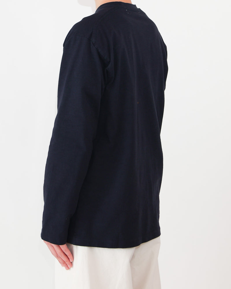 Slub Yarn Long-Sleeve T-shirt