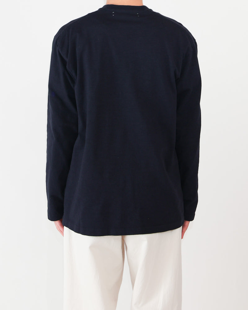 Slub Yarn Long-Sleeve T-shirt