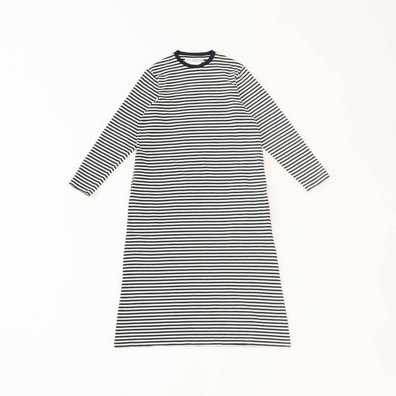 Slub Yarn Long-Sleeve T-shirt Dress