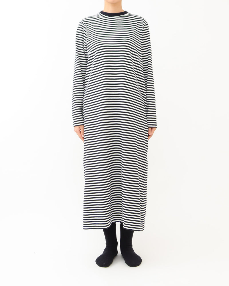 Slub Yarn Long-Sleeve T-shirt Dress