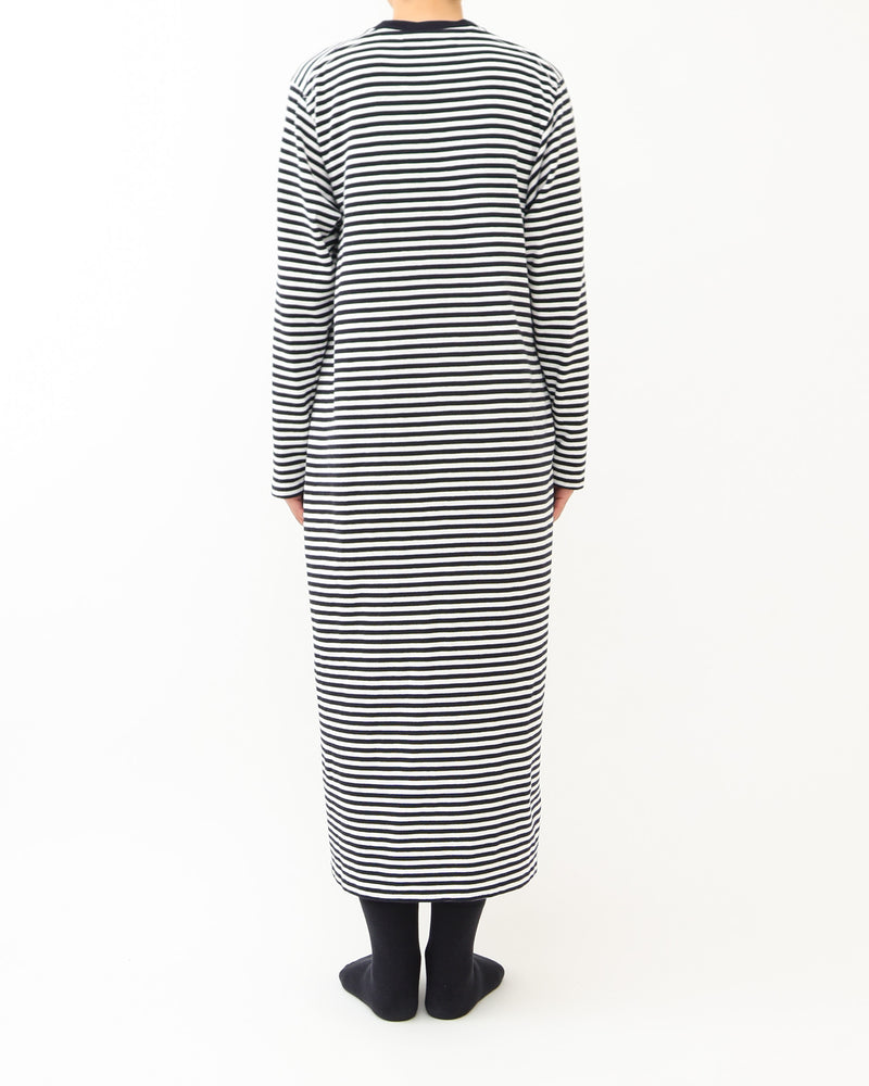 Slub Yarn Long-Sleeve T-shirt Dress