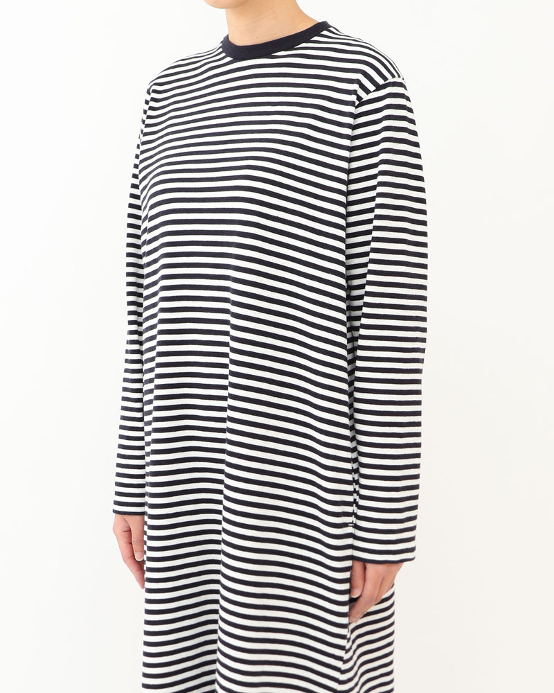 Slub Yarn Long-Sleeve T-shirt Dress