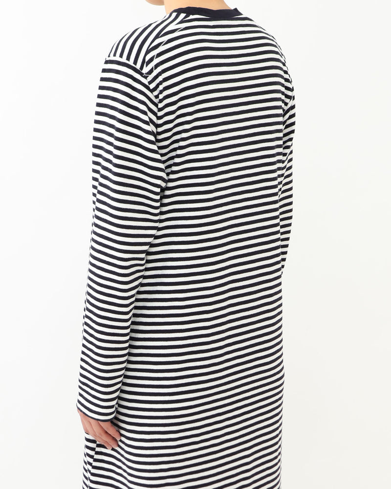 Slub Yarn Long-Sleeve T-shirt Dress