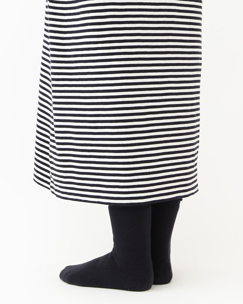 Slub Yarn Long-Sleeve T-shirt Dress