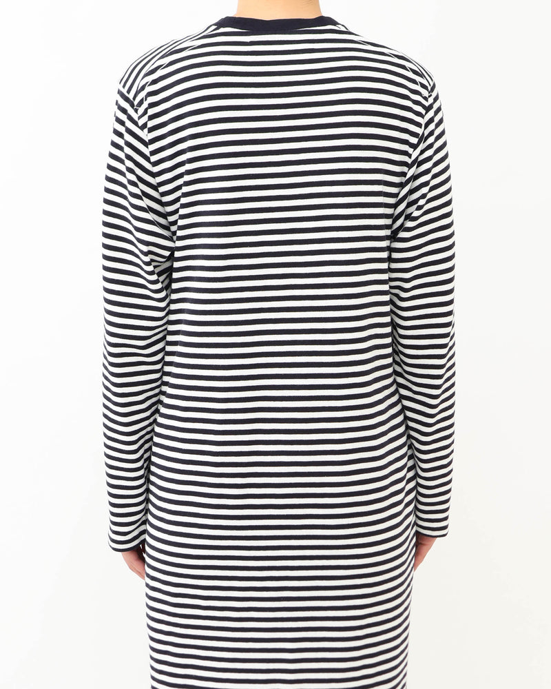 Slub Yarn Long-Sleeve T-shirt Dress