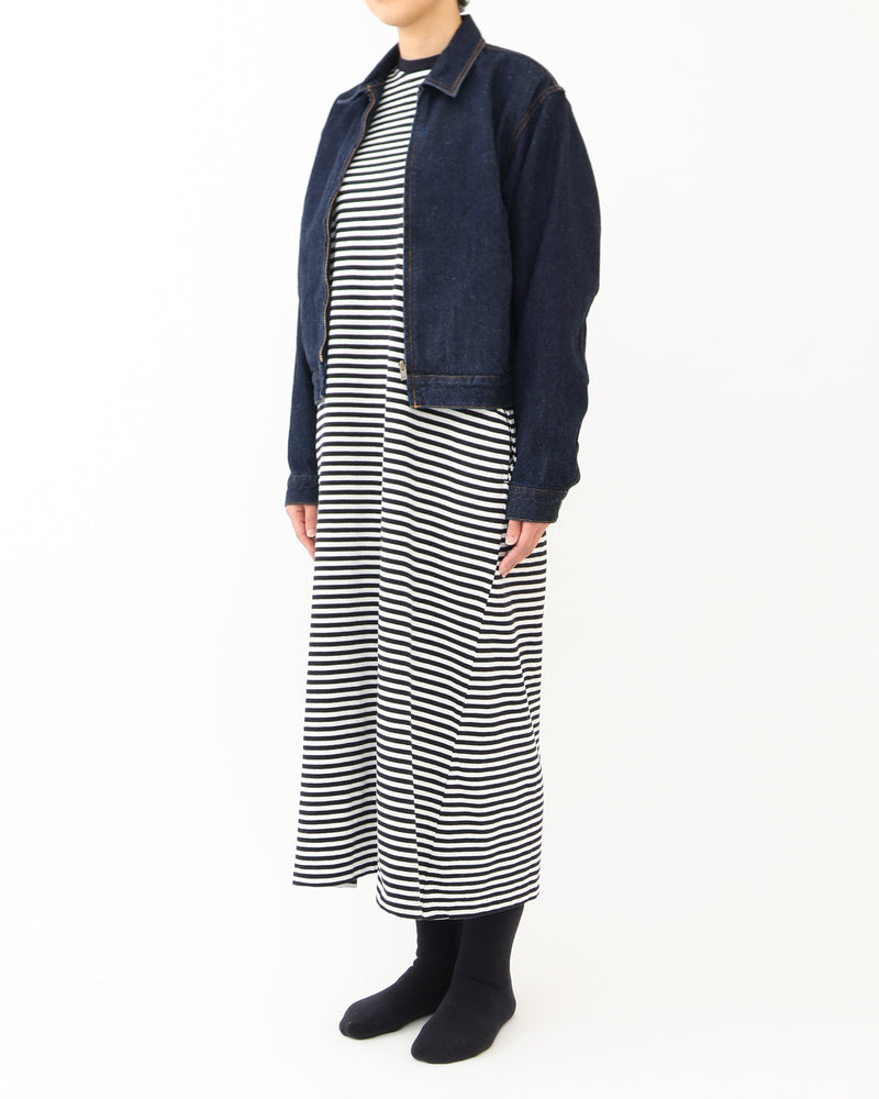 Slub Yarn Long-Sleeve T-shirt Dress
