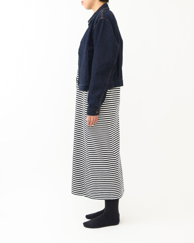 Slub Yarn Long-Sleeve T-shirt Dress