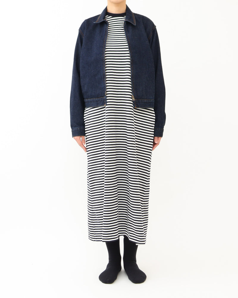 Slub Yarn Long-Sleeve T-shirt Dress