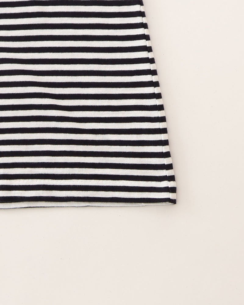 Slub Yarn Long-Sleeve T-shirt Dress