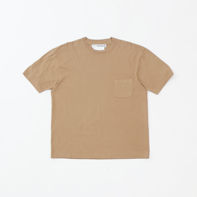 Compact Fit Densely Knit T-Shirt with Pocket