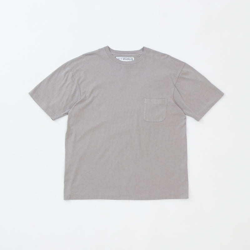 Compact Fit Densely Knit T-Shirt with Pocket