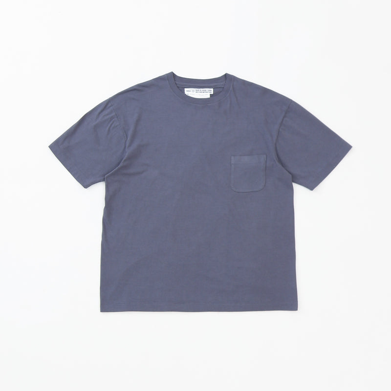 Compact Fit Densely Knit T-Shirt with Pocket
