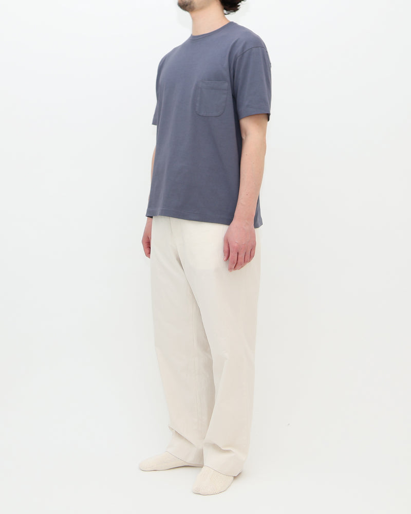 Compact Fit Densely Knit T-Shirt with Pocket