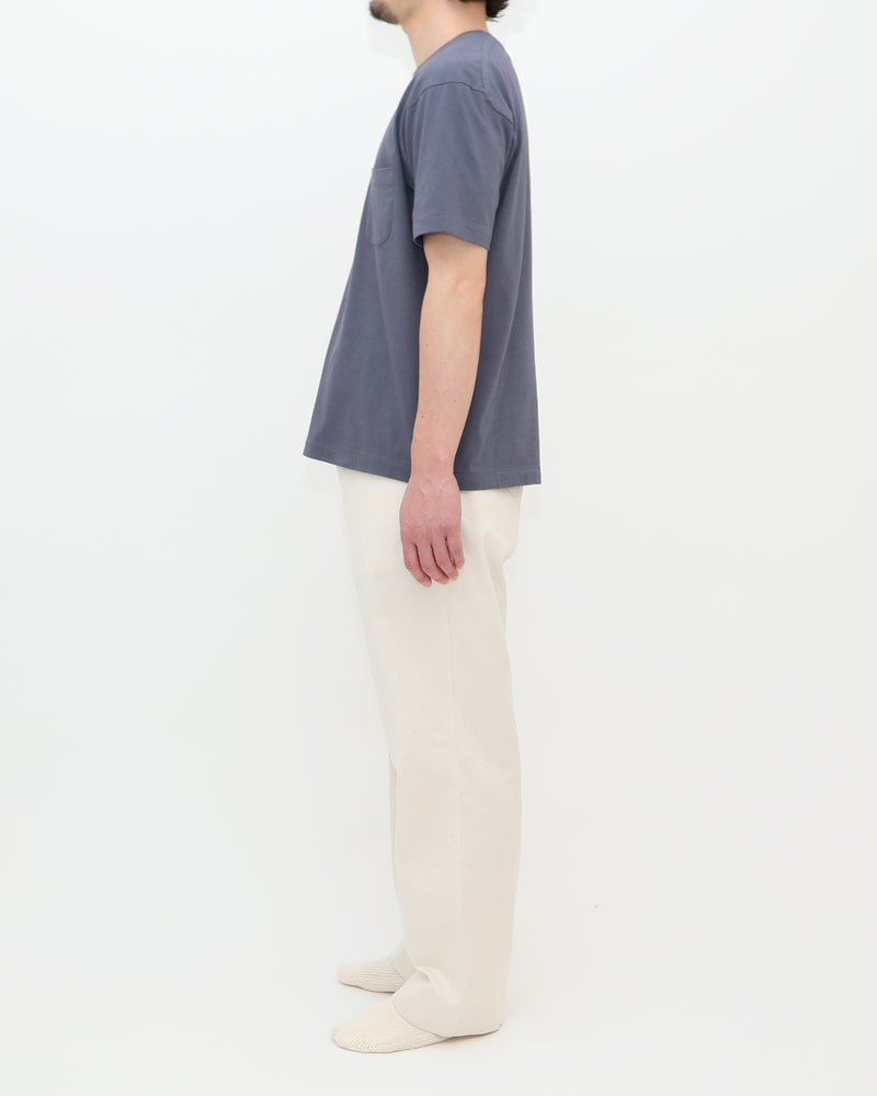 Compact Fit Densely Knit T-Shirt with Pocket