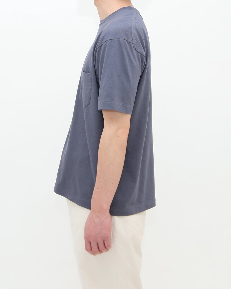 Compact Fit Densely Knit T-Shirt with Pocket