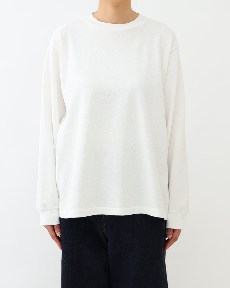 Piqué Long Sleeve T-Shirt