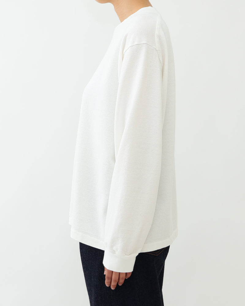 Piqué Long Sleeve T-Shirt