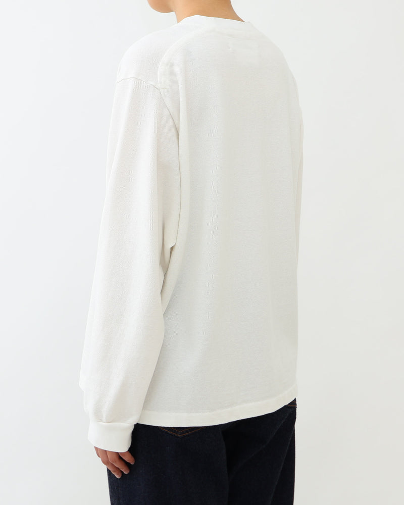 Piqué Long Sleeve T-Shirt