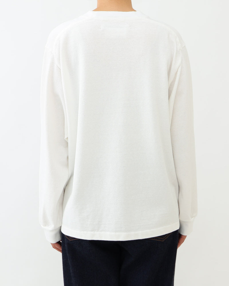 Piqué Long Sleeve T-Shirt