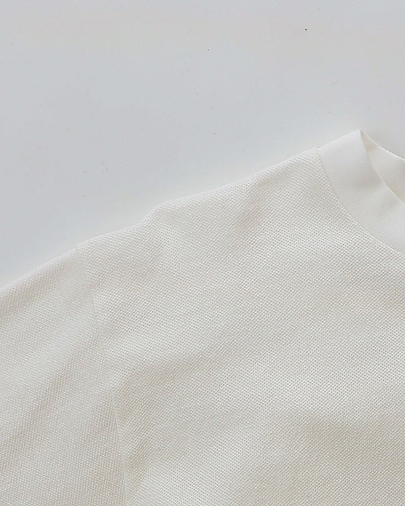 Piqué Long Sleeve T-Shirt