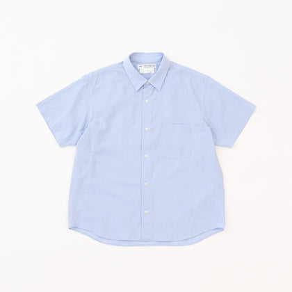 Button Shirt Wide Short Sleeve