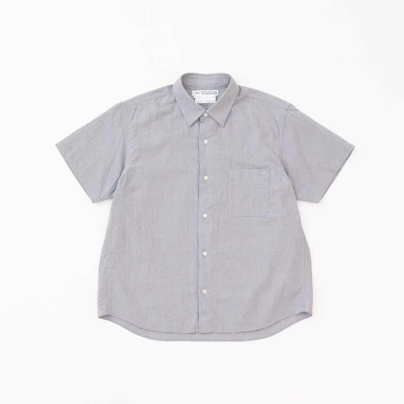 Button Shirt Wide Short Sleeve