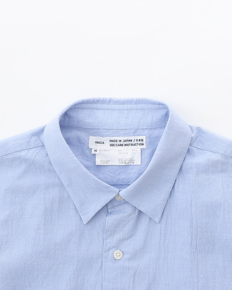 Button Shirt Wide Short Sleeve