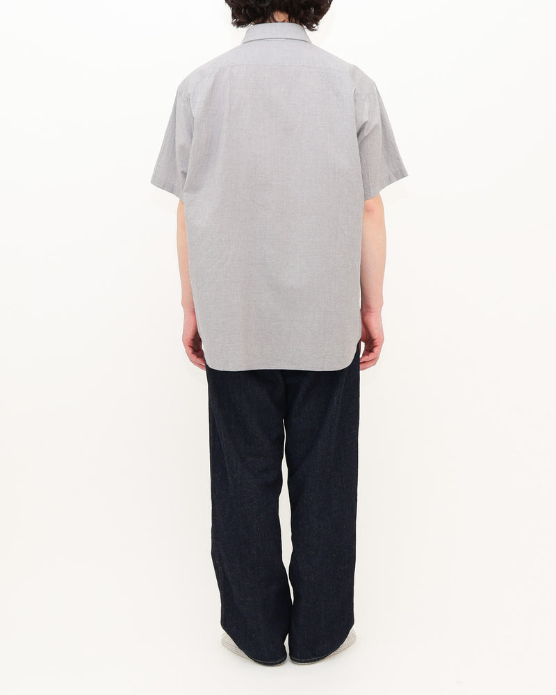 Button Shirt Wide Short Sleeve