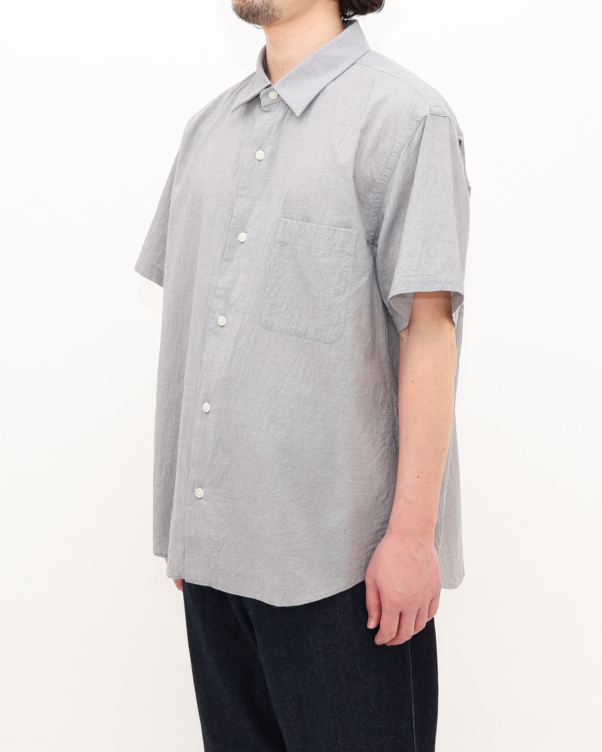 Button Shirt Wide Short Sleeve – YAECAYA