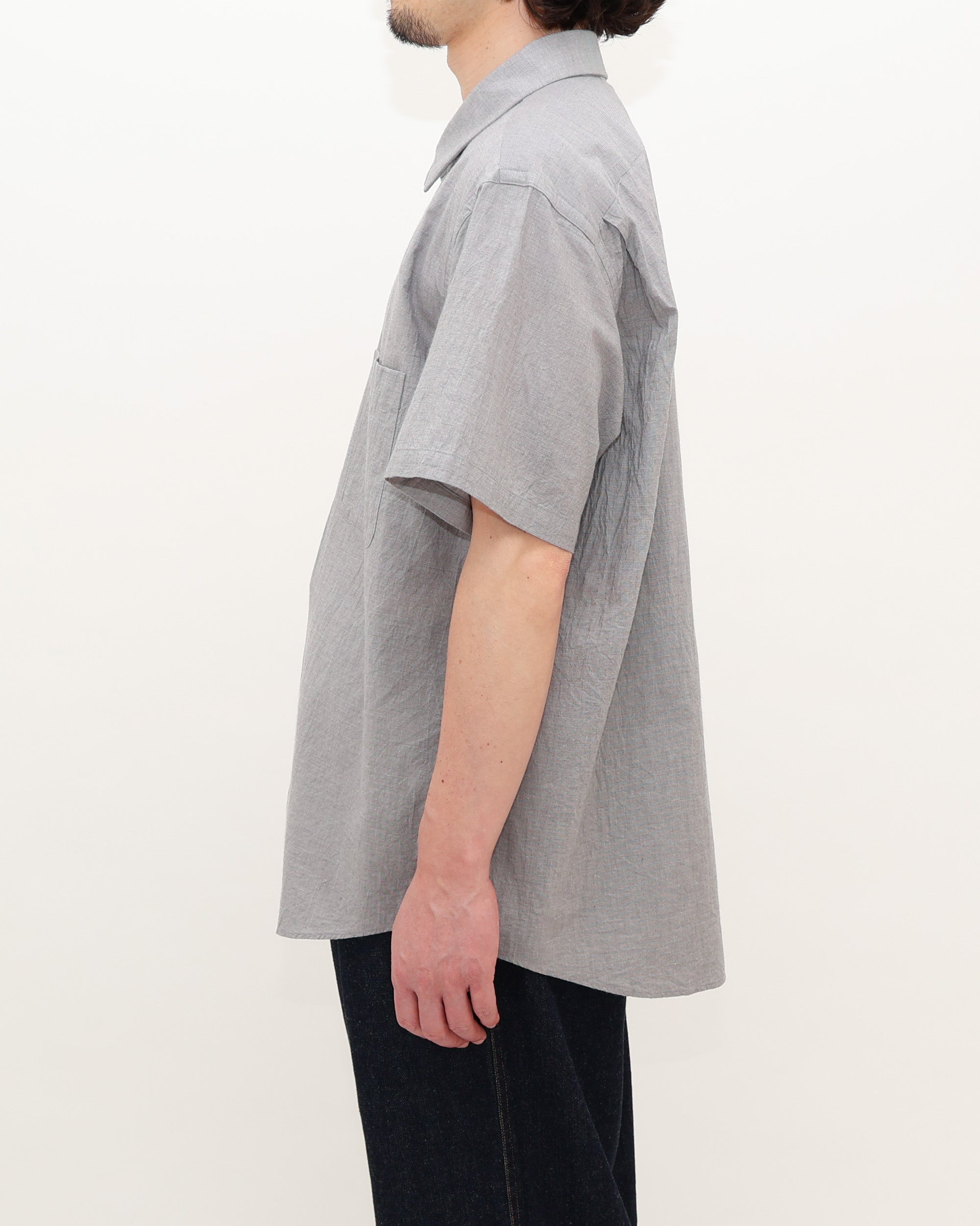 Button Shirt Wide Short Sleeve – YAECAYA