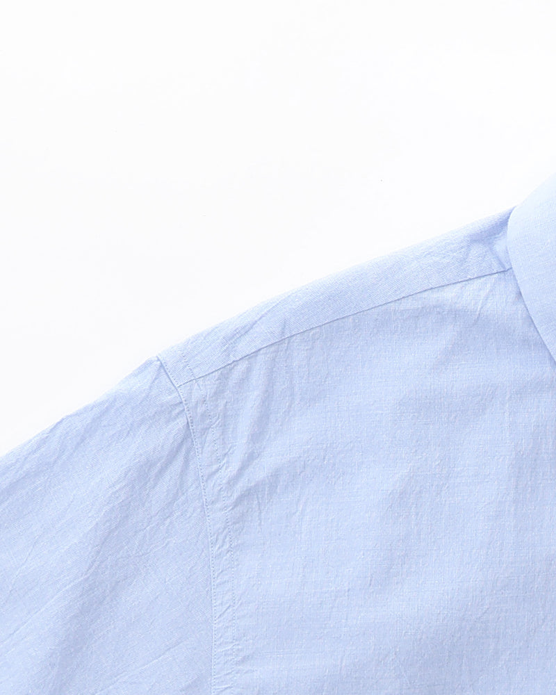 Button Shirt Wide Short Sleeve
