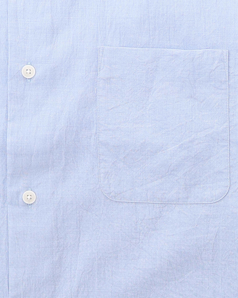 Button Shirt Wide Short Sleeve