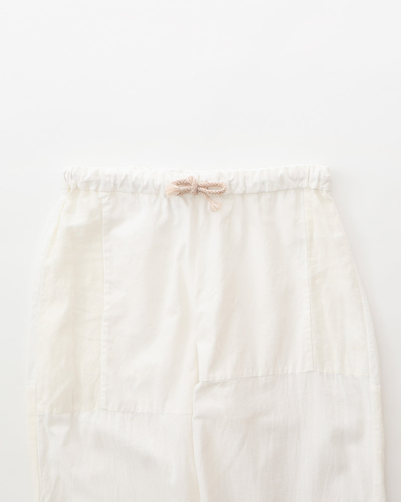 Patchwork Drawcord Pants