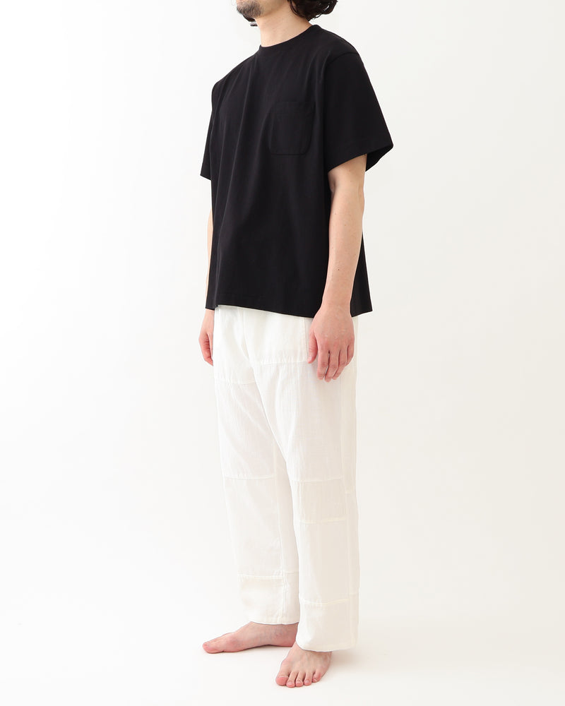 Patchwork Drawcord Pants