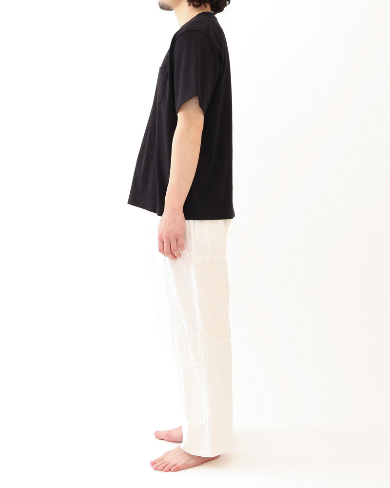 Patchwork Drawcord Pants