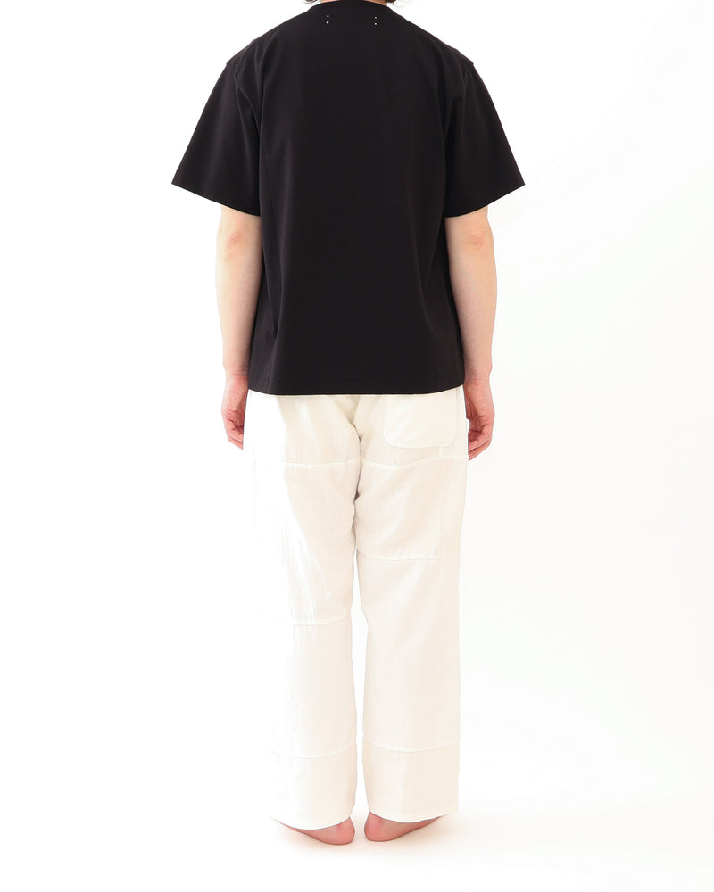 Patchwork Drawcord Pants