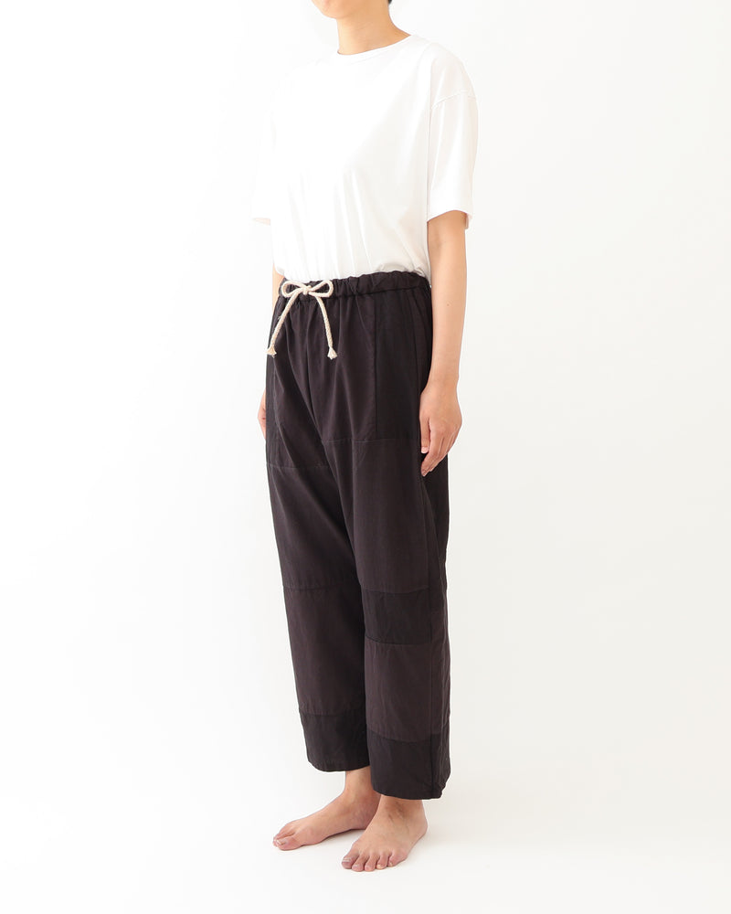 Patchwork Drawcord Pants