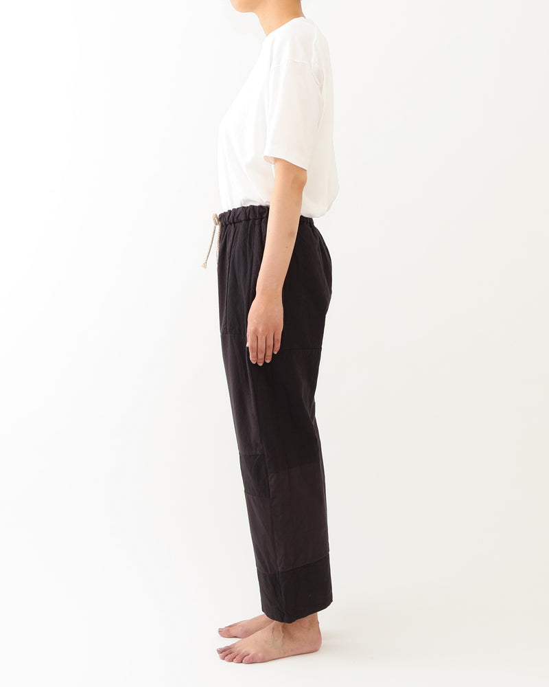 Patchwork Drawcord Pants